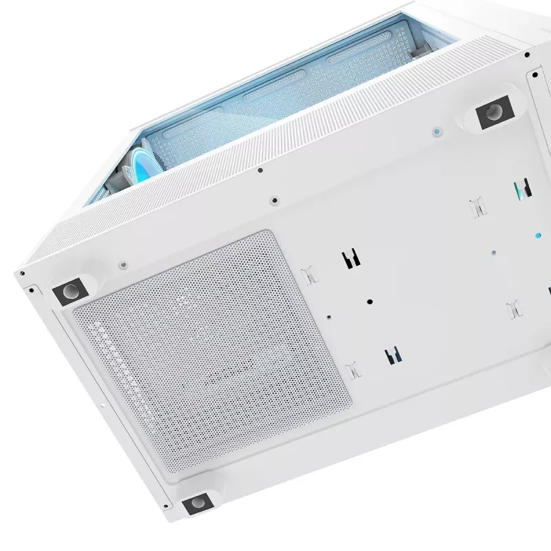 MODECOM BREEZE ARGB Flow MIDI PC skriňa, ATX, USB 3.0 ×2 + USB-C, biela