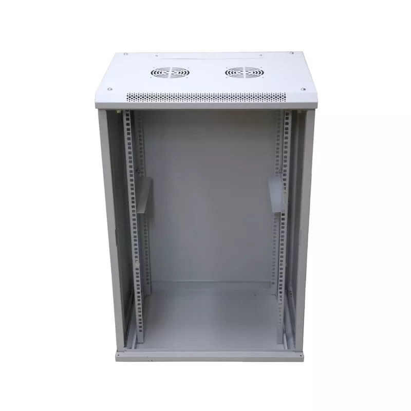Nástenný rack Extralink 18U 600x450 sivá
