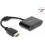 Adaptér HDMI konektor samec na USB Type-C konektor samica DELOCK 63000, DisplayPort Alt Mode, 4K 60 Hz