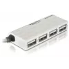 USB hub DeLOCK 87445 4-port externý 480 Mbit/s biely