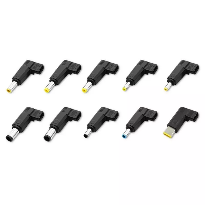 Univerzálny napájací zdroj QOLTEC 52414 65W s 10 vymeniteľnými konektormi