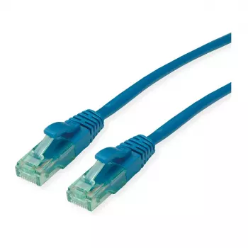 Sieťový kábel ROLINE Recycling-Material 21.45.3148 RJ-45 Cat6a 15 m modrý