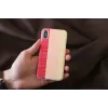Puzdro na smartphone man and wood pre iPhone X/XS — pink pie white