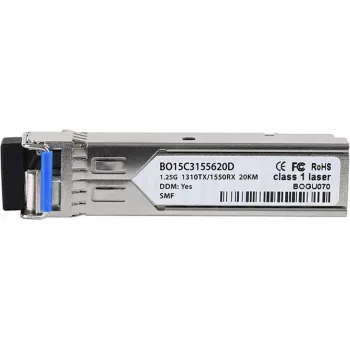 BlueOptics MGB-LA10-BO SFP transceiver, kompatibilný s Planet MGB-LA10 (BO15C3155620D), 1250 Mbit/s optické vlákno