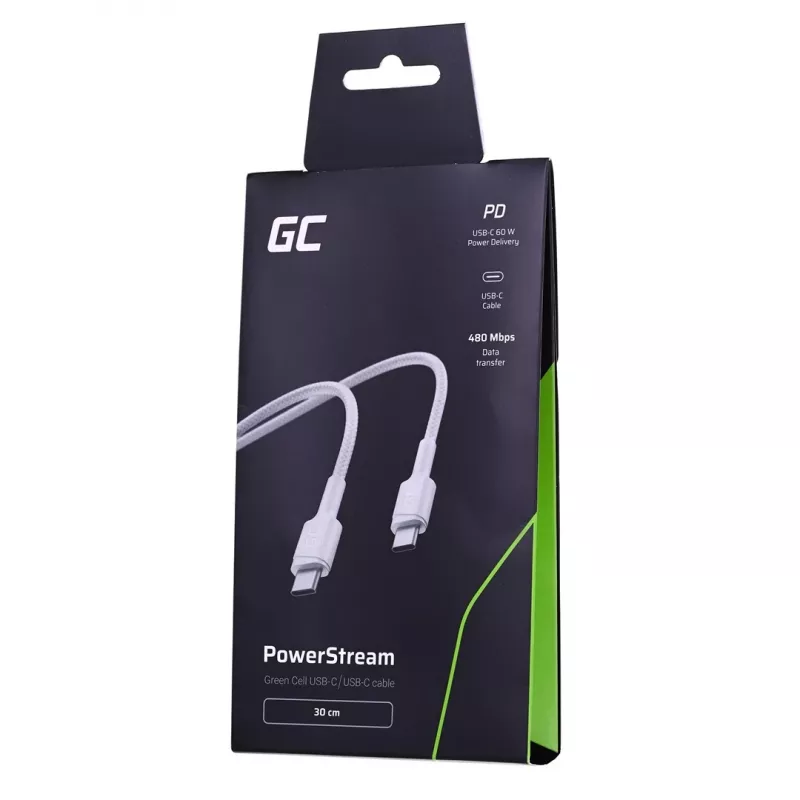 Greencell KABGC31W USB kábel biely