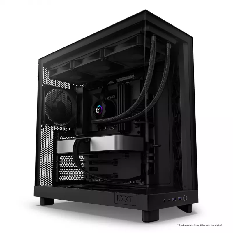 NZXT H6 Flow Midi-Tower - čierna