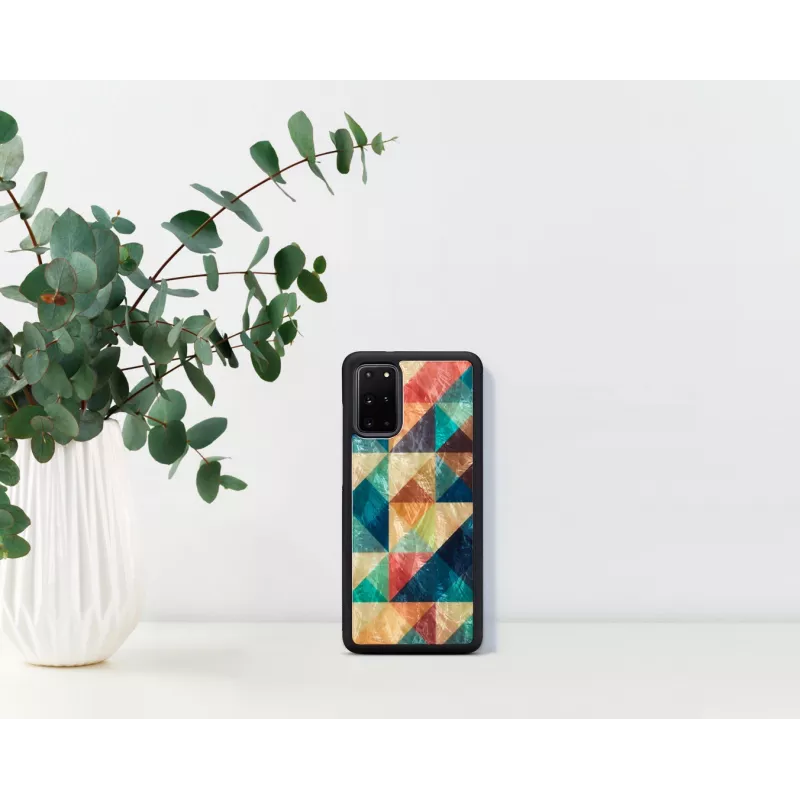 Ochranné puzdro iKins pre Samsung Galaxy S20+ mozaika čierne