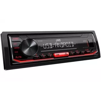 Auto digitálny mediálny prijímač JVC KD-X162 1 DIN, 200 W, 24-bit DAC, FLAC/MP3/WAV/WMA, predný USB Type-A, 3,5 mm, LCD 2-riadkový, čierna