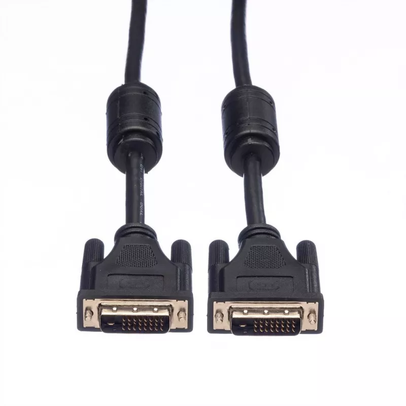 DVI kábel ROLINE DVI (24+1) Dual Link M/M 7,5 m