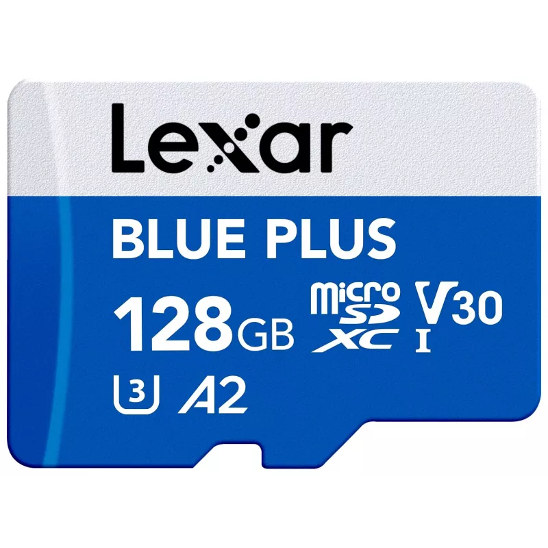 MicroSDXC pamäťová karta Lexar BLUE PLUS 128 GB UHS‑I U3 V30 170 MB/s