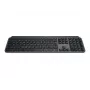 Logitech MX Keys S 920-011589 bezdrôtová klávesnica v plnej veľkosti, Bluetooth LE / Logi Bolt, podsvietená, nabíjateľná cez USB-C, QWERTY US International, s opierkou dlaní, grafitová