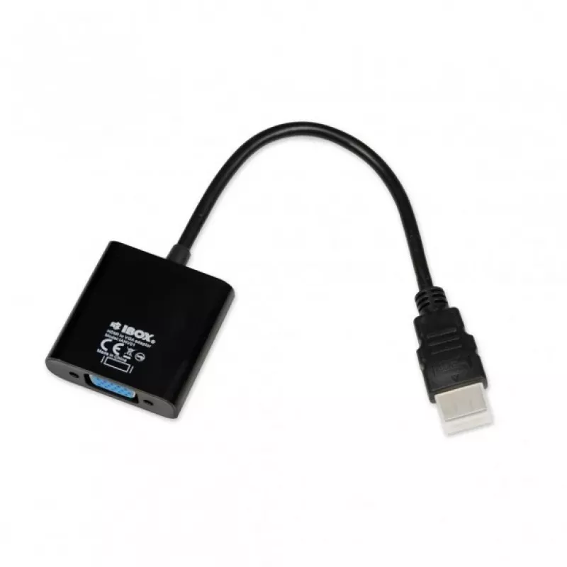 Adaptér iBox IAHV01 HDMI na VGA, čierny