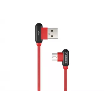 USB kábel NATEC NKA-1201 USB 2.0 1 m USB A USB C čierna červená