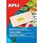Agipa farebné univerzálne etikety 100 A4 70 x 31 žltá