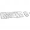 Logitech Pebble 2 Combo Set, biela, bezdrôtová, nemecká, 920-012204
