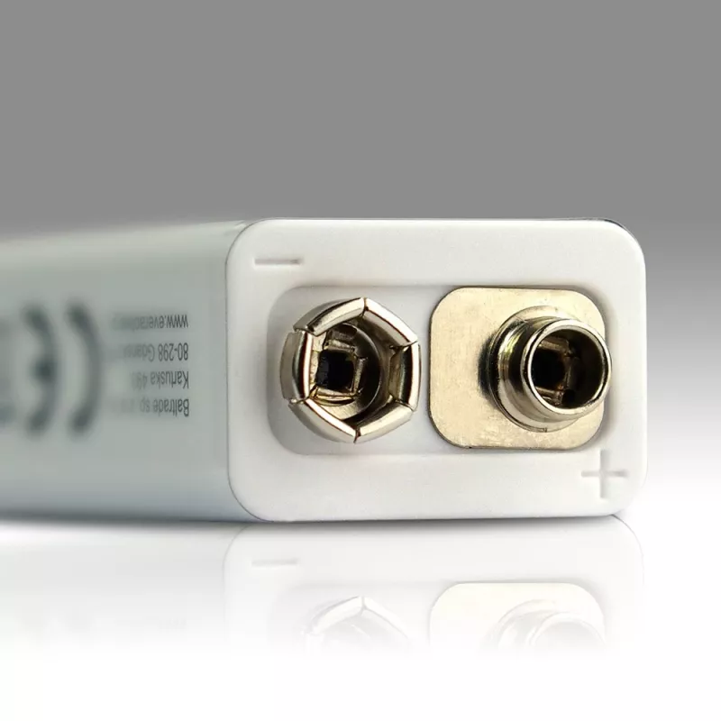 Nabíjateľná batéria everActive 6F22/9V Li-ion 550 mAh s USB TYPE C