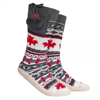 Nazúvacia obuv Glovii GQ4M unisex – zima, vrchný materiál polyester, syntetická podošva, uhlíkové vlákno, univerzálna veľkosť, viacfarebná (sivá/červená/biela)