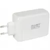 ALLNET napájací zdroj PSU-GaNPD-USB-1A3C-200W — 200W GaN USB nabíjačka, 1× USB-A, 3× USB-C