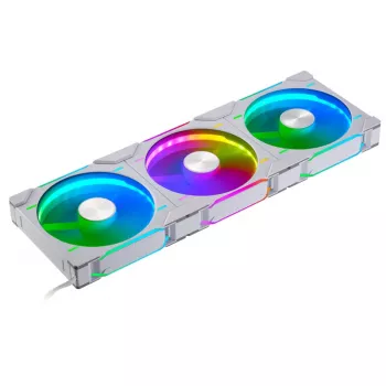 PHANTEKS D30-140 140mm ARGB ventilátor do skrine biely 3 ks balenie