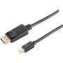 DisplayPort kábel ShiverPeaks BS10-52025 1 m Mini DisplayPort čierny
