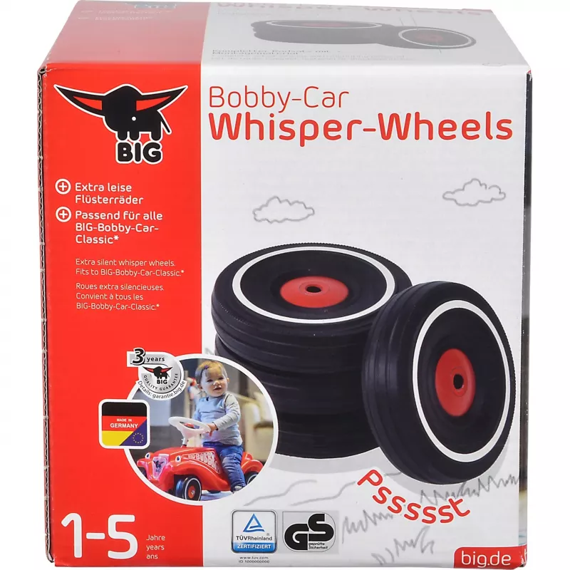 Chodítko Simba-Dickie BIG Bobby-Car Whisper Wheels, tichá sada kolies