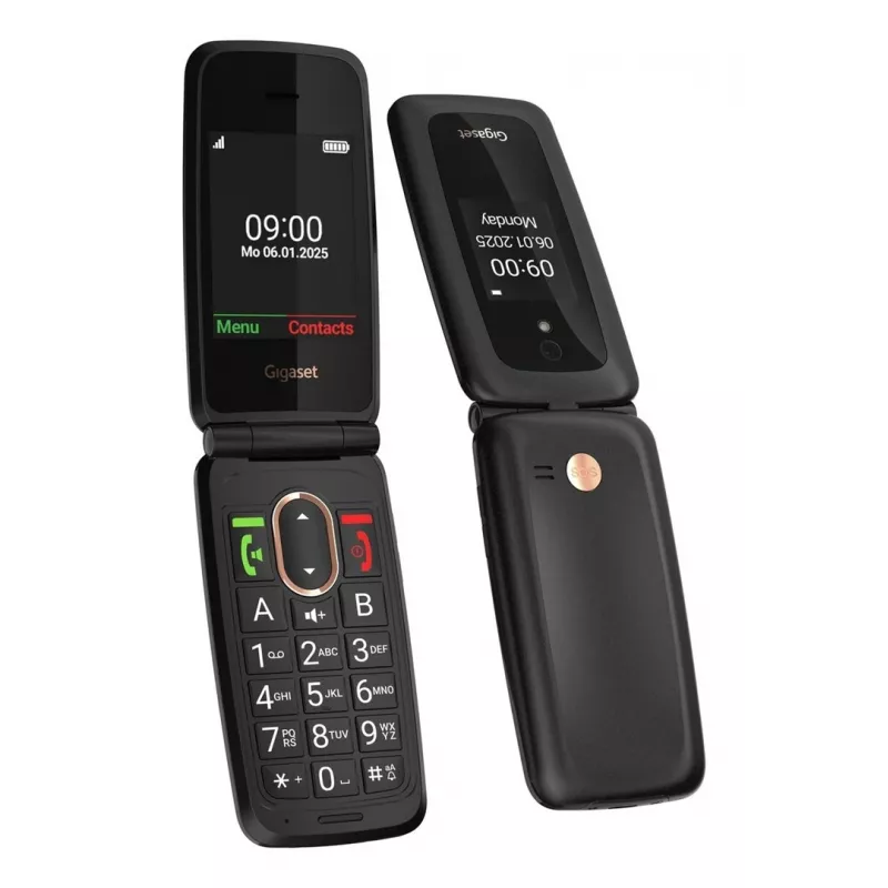 Gigaset GL795 7,11 cm (2,8 palca) 142 g 48 MB Čierna Senior telefón