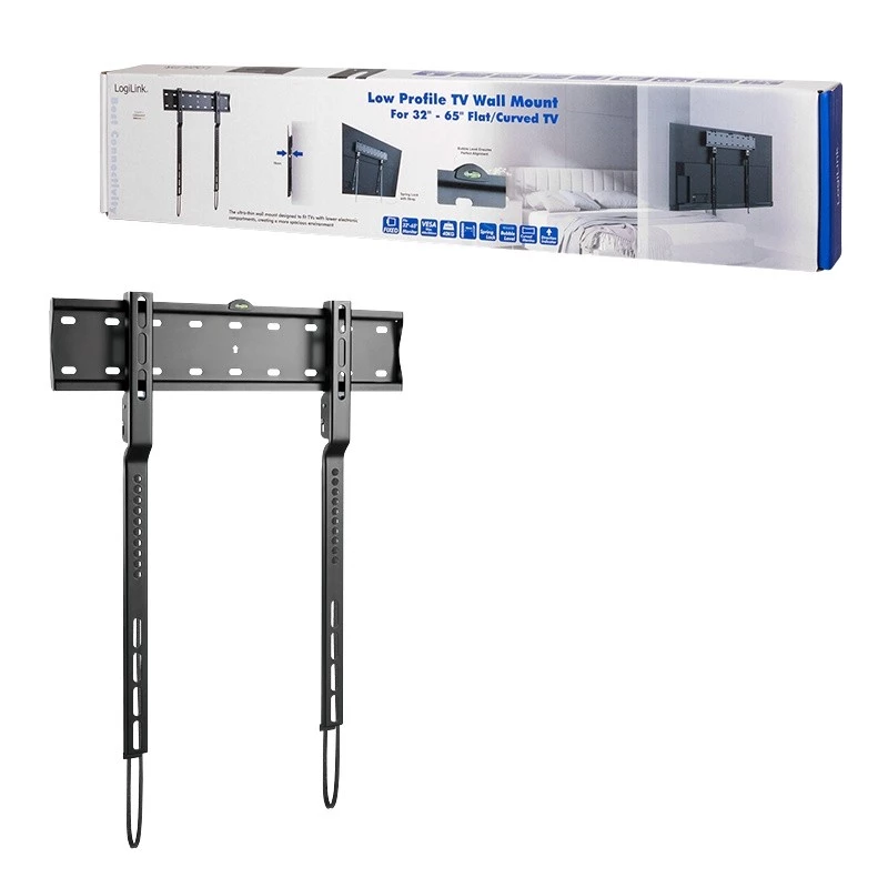 TV nástenný držiak, 32-65 palcov, pevný, max. 40 kg