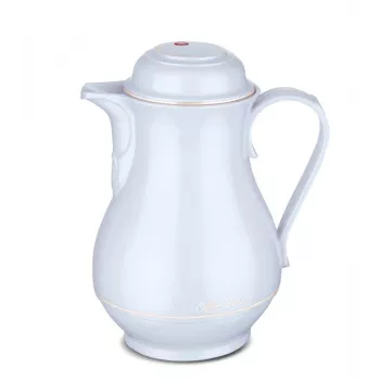 Termoska ROTPUNKT 1,2 l, slonovina — 24 h teplo / 36 h chlad, rukoväť, 199×255 mm