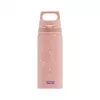 Hliníková fľaša Sigg 6005.10 — 600 ml, priemer 7,1 cm, 145 g, modrá/ružová