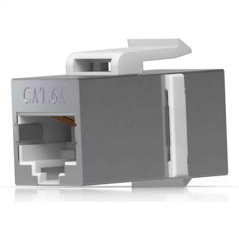 Keystone spojka Ubiquiti UACC-Keystone-Coupler-C6A plochá nerezová oceľ RJ-45