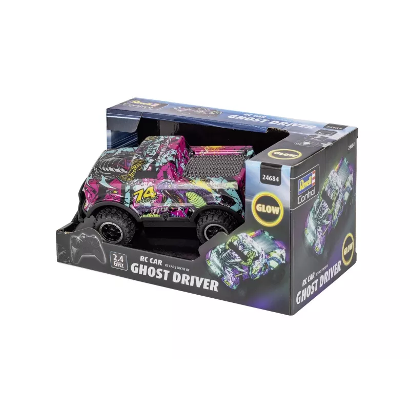 RC auto Ghost Driver - fialová