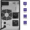Záložný zdroj QOLTEC 53981 On line 2kVA, kapacita 2000 VA