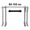 Manuálne výškovo nastaviteľný stôl MACLEAN MC-790NG — max. zaťaženie 60 kg, max. výška 120 cm