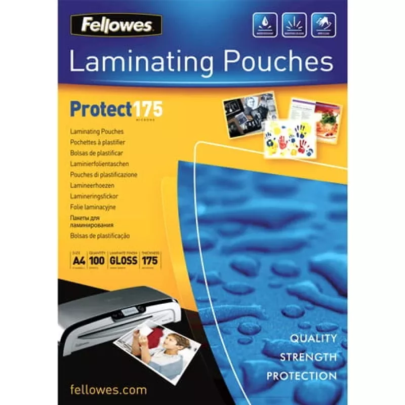 LAMINAČNÉ FÓLIE LESKLÉ/A4 175 100ST 5308703 FELLOWES