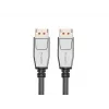 DisplayPort kábel LANBERG CA-DPDP-20CU-0010-BK — DisplayPort na DisplayPort, 1 m, čierny/strieborný