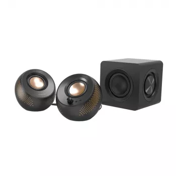 Creative Labs Creative Pebble X Plus reproduktorová sada 30 W univerzálna čierna 2.1 kanály Bluetooth