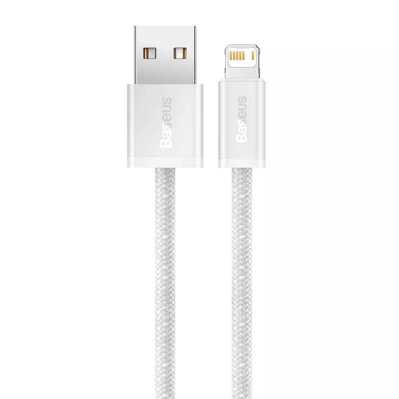 Kábel Baseus Dynamic USB na Lightning, 2,4A, 2m (biela)