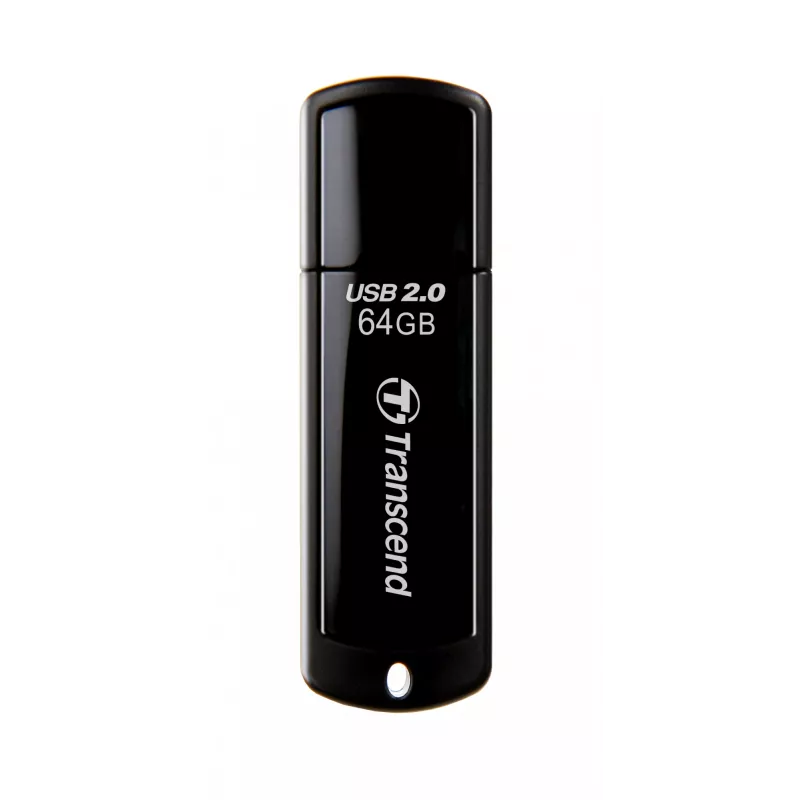USB flash disk Transcend JetFlash 350 64GB, USB 2.0, čierny