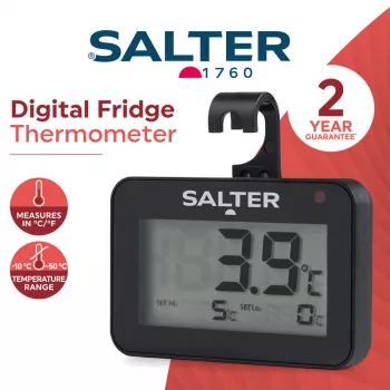 Digitálny teplomer do chladničky Salter SA00574BFEU12 s LCD, teplotný rozsah -20 až 50 °C