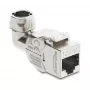 RJ45 Keystone modul konektor samica Cat.6A bez nástroja 90° DELOCK 90800