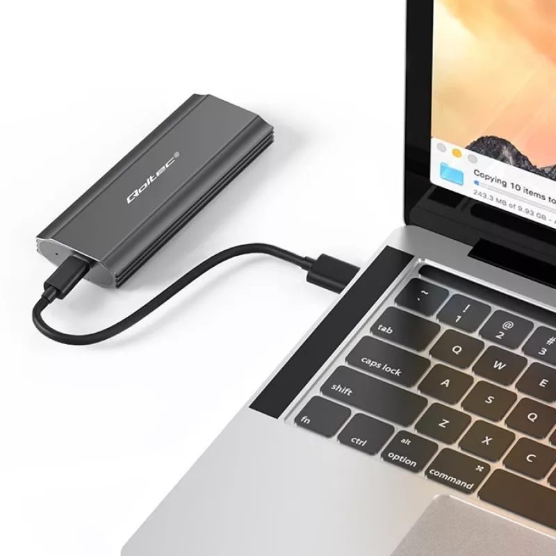Puzdro | rám NV2271 pre M.2 SSD | SATA | NVMe | USB-C | 2TB