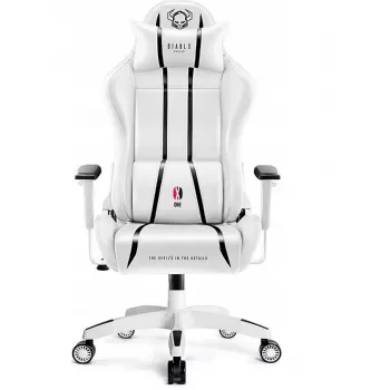 Diablo X-ONE 2.0 Normal herná stolička biela a čierna