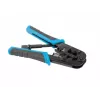 Krimpovacie kliešte LANBERG NT-0201 pre RJ-45 konektory, 180 mm, 315 g, čierne/modré