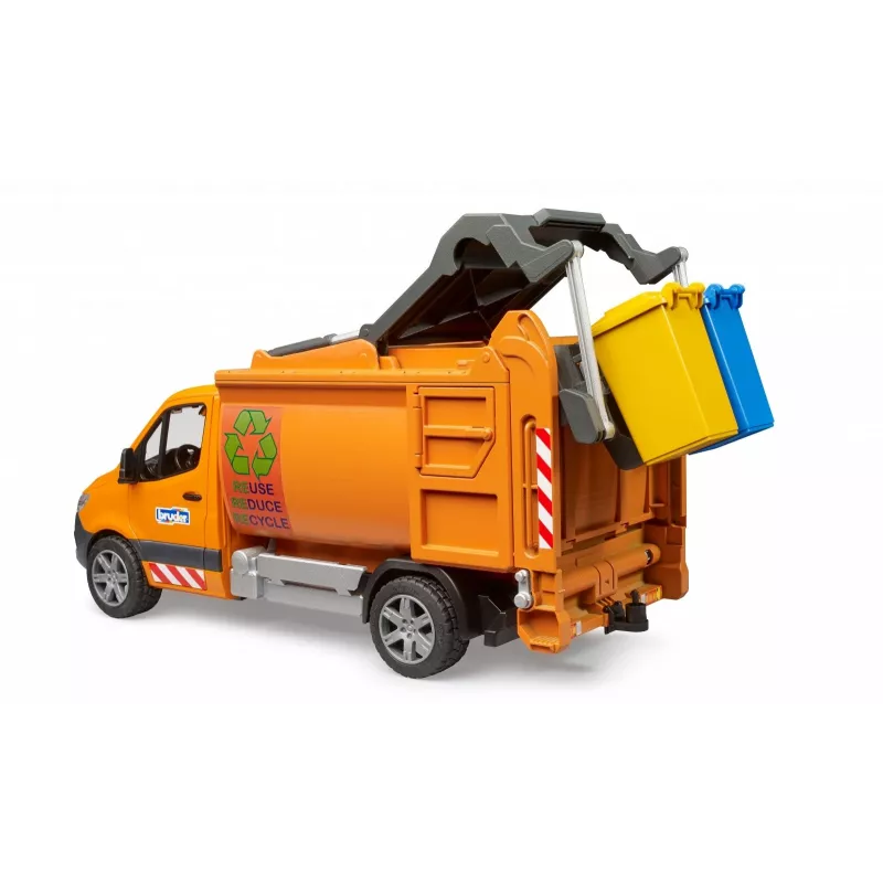 BRUDER modelové vozidlo MB Sprinter smetiarske auto BR-02682, hračkárska replika v mierke