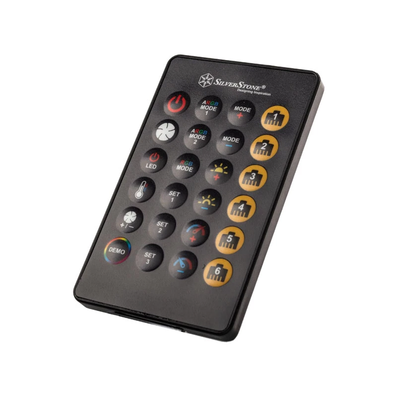 SilverStone SST-LSB02-E - ARGB-LED hub, kontrolér - čierny
