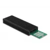 Puzdro na SSD DeLOCK externé USB Type-C combo puzdro pre M.2 NVMe PCIe alebo SATA SSD