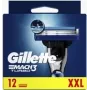 Gillette MACH3 Turbo holiaca čepeľ 12 ks nerezová oceľ pánske