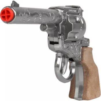 Kovový kovbojský hračkársky revolver Gonher 8-ranný model 239842