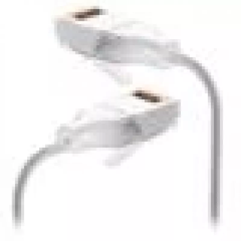 Sieťový kábel Ubiquiti UACC-Cable-Patch-EL-C6A-15M-W RJ-45 Cat6a 15m transparentný biely