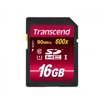 Flash pamäť Transcend 16GB SDHC Class 10 UHS-I 600x TS16GSDHC10U1
